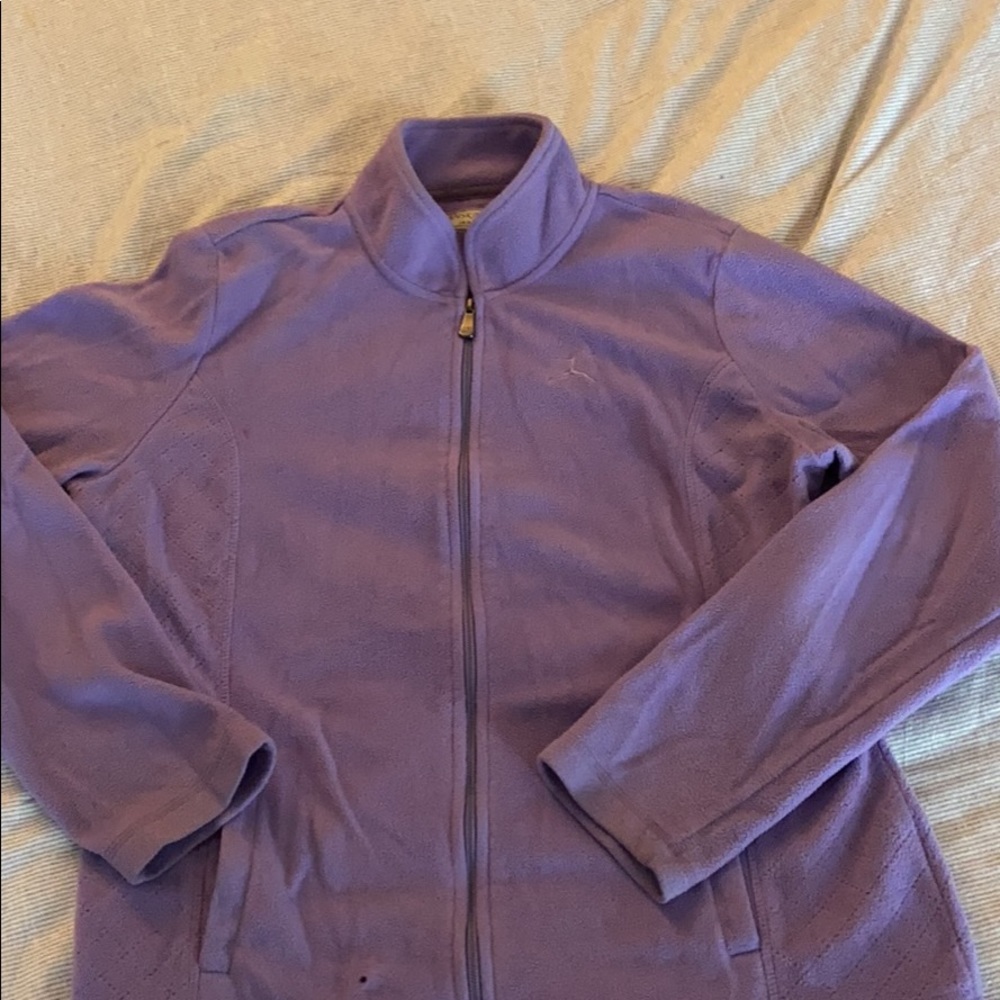 Light purple fleece jacket